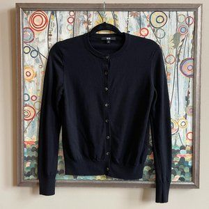 Uniqlo Black Button Cardigan - S